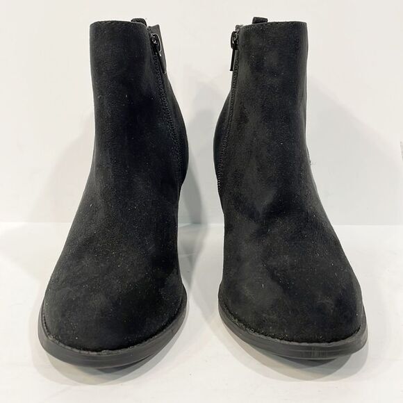 Mia Amour Elizabeth Women’s Black Memory Foam Footbed Slip On Chelsea Boots - Picture 3 of 11